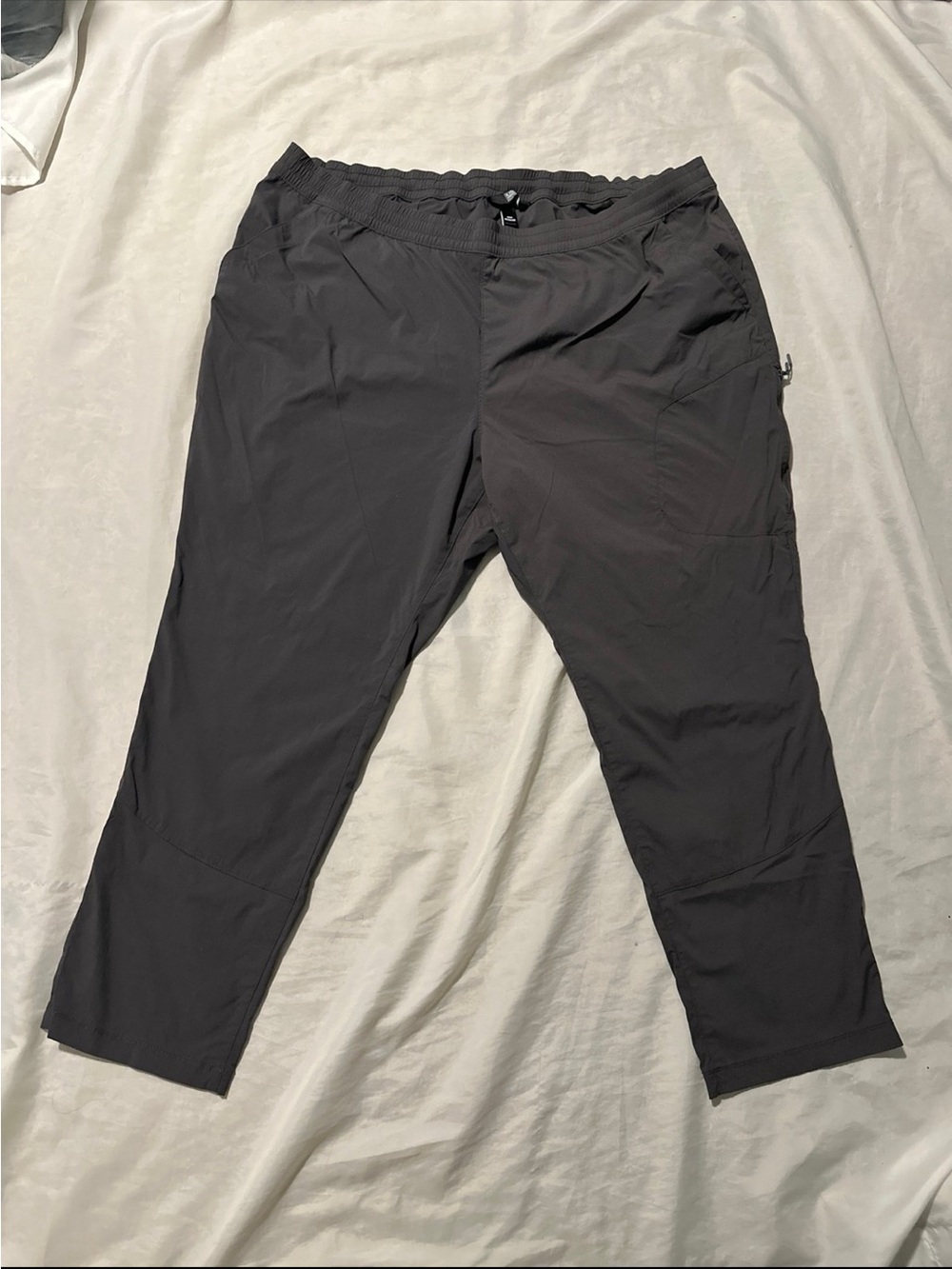 Alaskan Hardgear Pants Grey Ripstop Nylon Spandex Sz 26W
